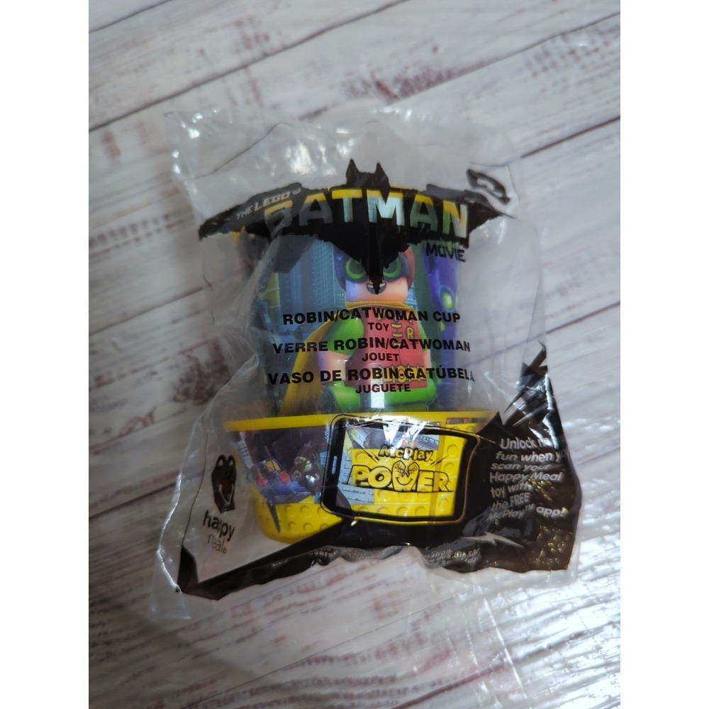 2017 McDonald's The Lego Batman Movie Happy Meal Toys - New #3 Robin / Catwoman